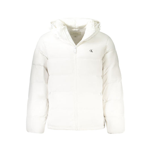 White Nylon Men's Jacket