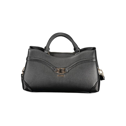 Black Polyurethane Women's Bag