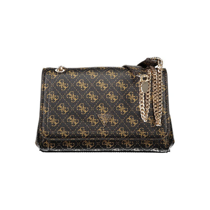 Marrone Poliuretano Women Handbag