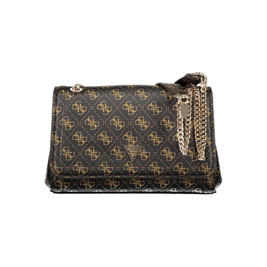 Marrone Poliuretano Women Handbag