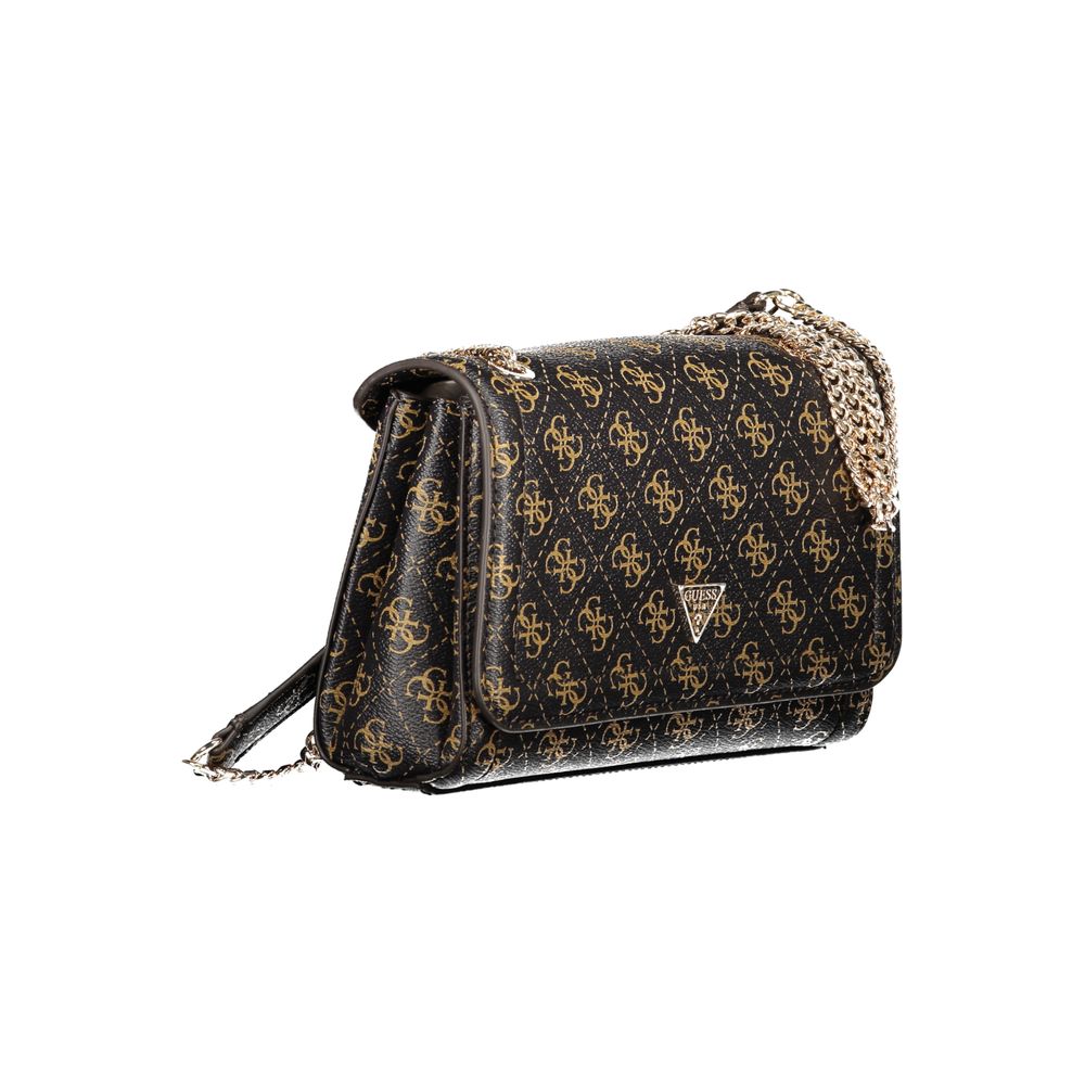 Marrone Poliuretano Women Handbag