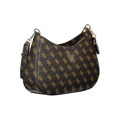 Marrone Poliuretano Women Handbag