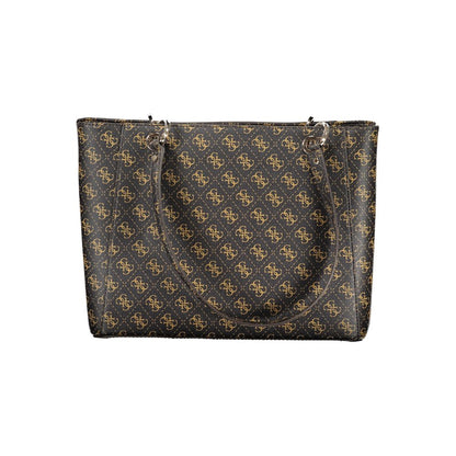 Marrone Poliuretano Women Handbag