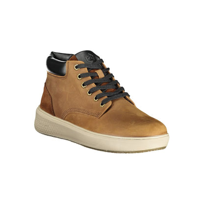 Brown Leather Men Boot