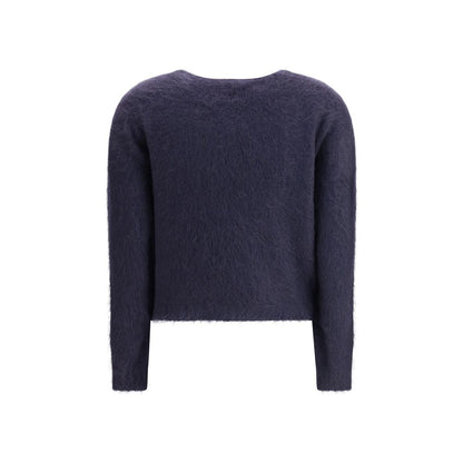 Blue Polyamide Sweatshirt