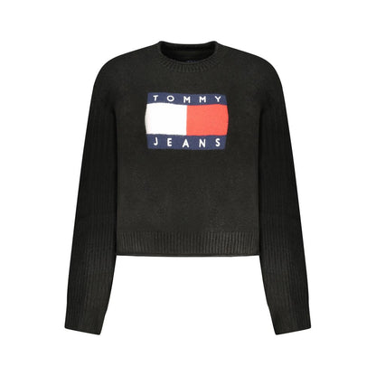 Black Wool Women Sweater
