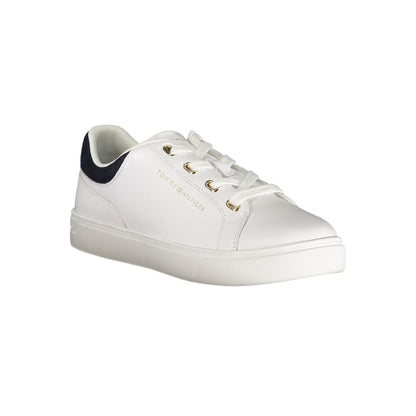 White Leather Women Sneaker
