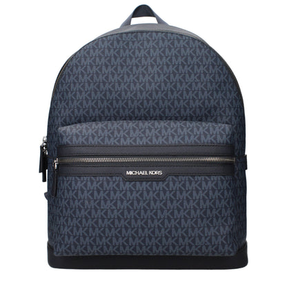 Blue Fabric Backpack