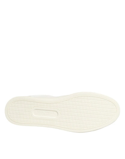 White Heart Embellished Sneakers Shoes