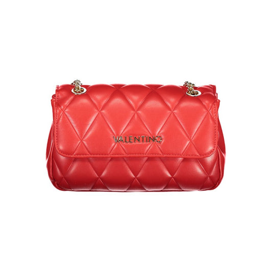 Rosso Polyurethane Women Handbag