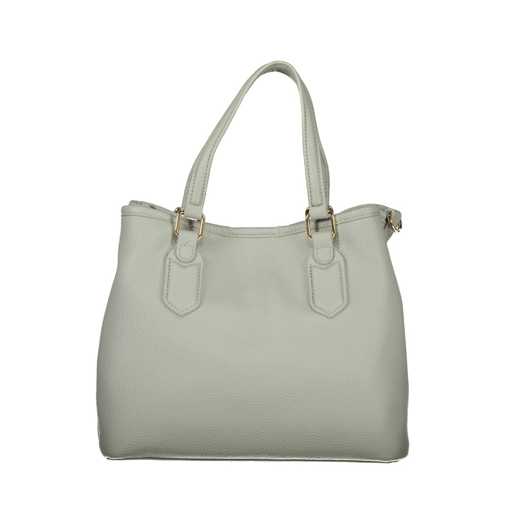 Grigio Polyurethane Women Handbag