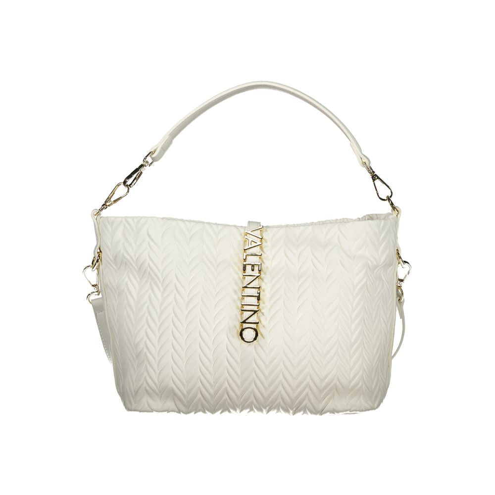 White Polyurethane Women Shoulder Bag
