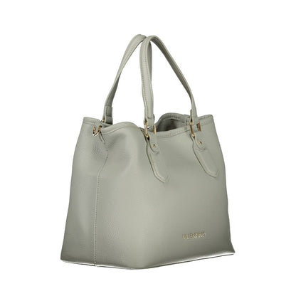 Grigio Polyurethane Women Handbag