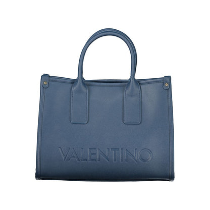 Blu Polyurethane Women Handbag