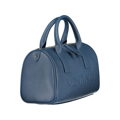 Blu Polyurethane Women Handbag