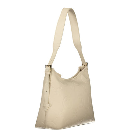 Beige Poliuretano Women Handbag