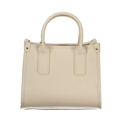 Beige Poliuretano Women Handbag