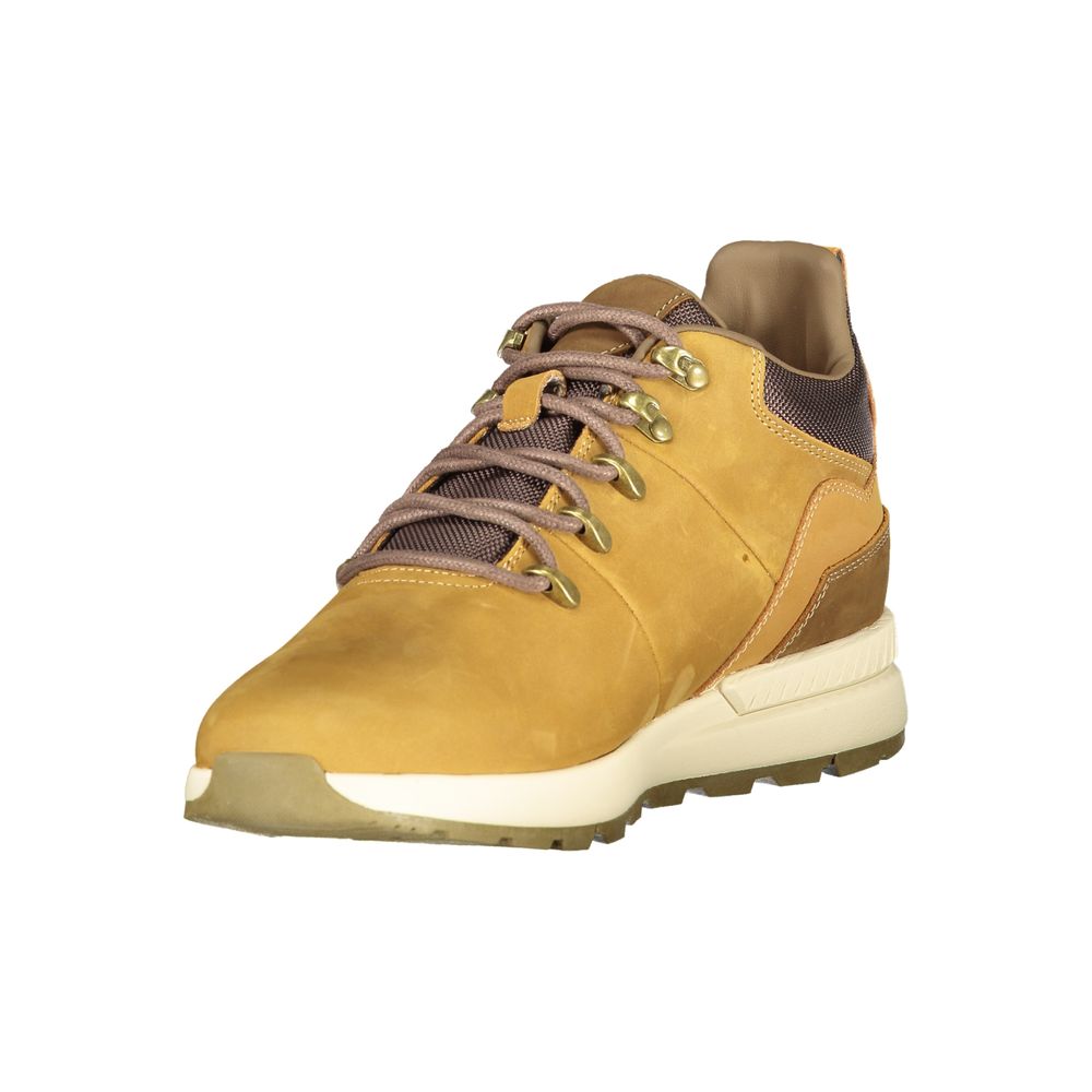 Brown Leather Men Sneaker