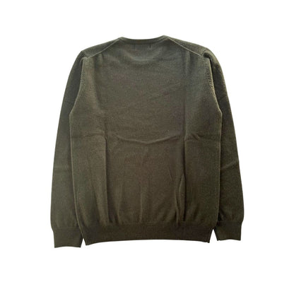 Green Cashmere Men Sweater