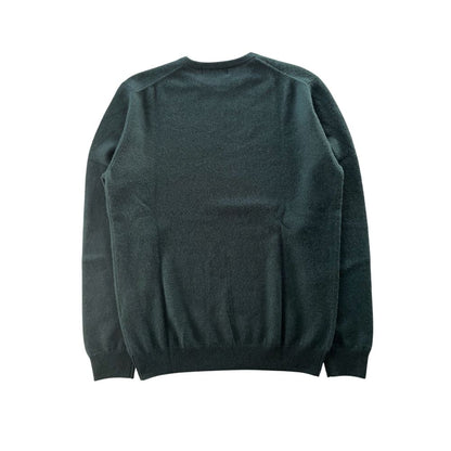 Green Cashmere Men Sweater