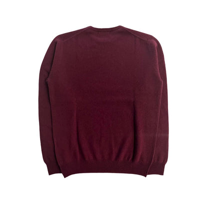 Red Cashmere Men Sweater