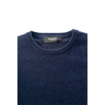 Blue Cashmere Men Sweater