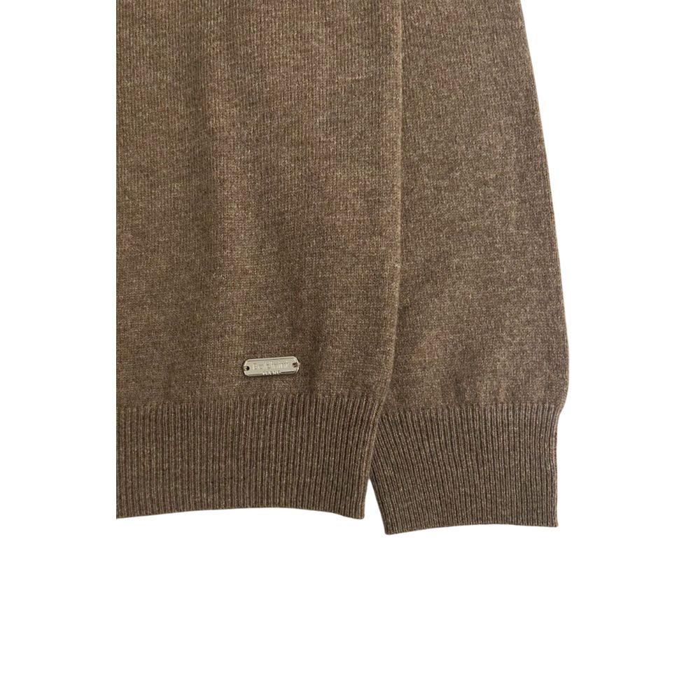 Brown Cashmere Men Sweater