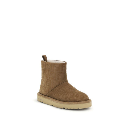 Brown Leather Ankle Boots