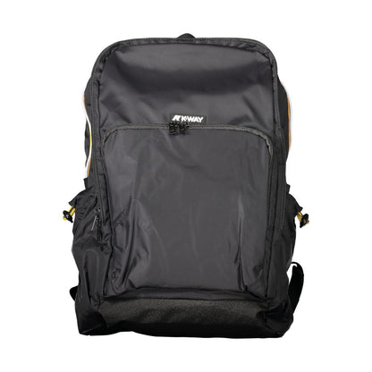Black Poliammide Men Backpack
