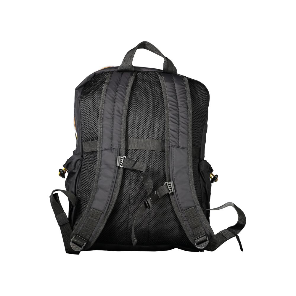 Black Poliammide Men Backpack