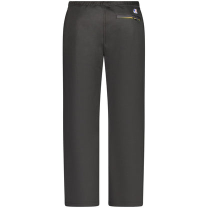 Black Cotton Men's Sports Trouser