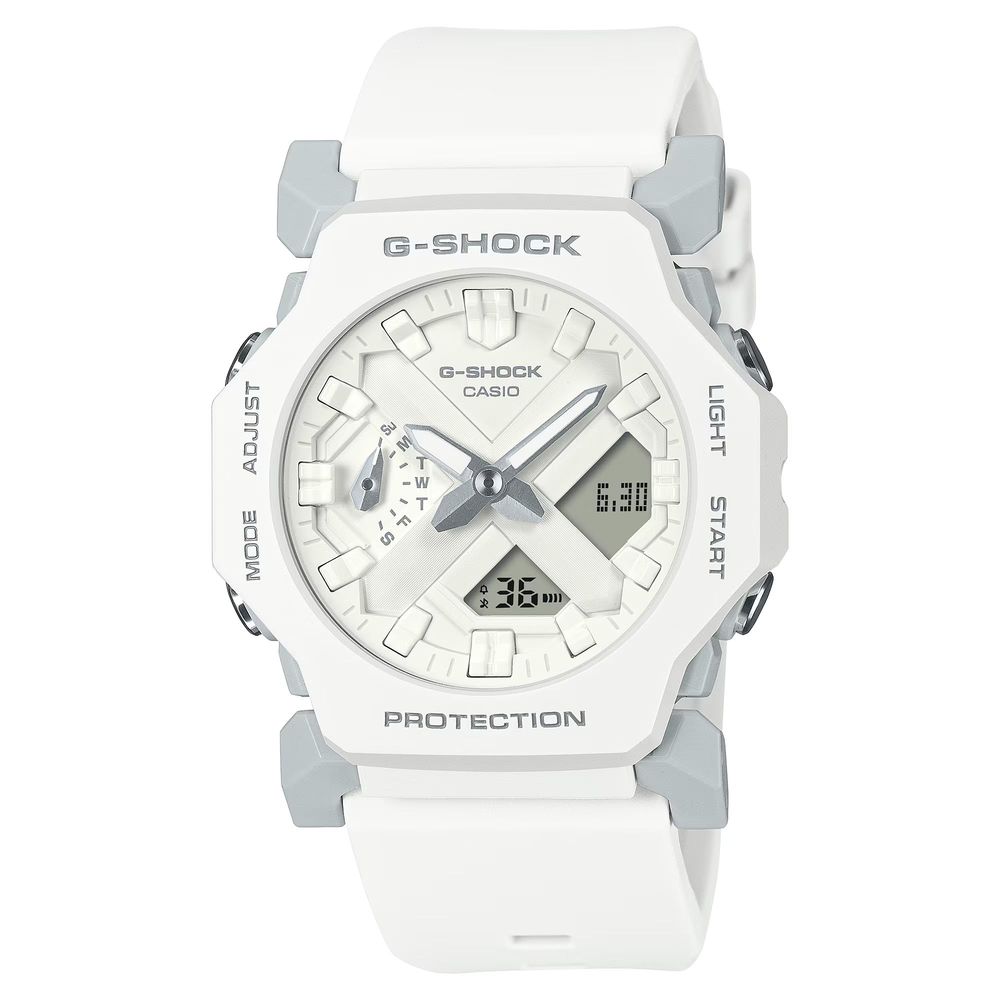 White Resin Sport Watch
