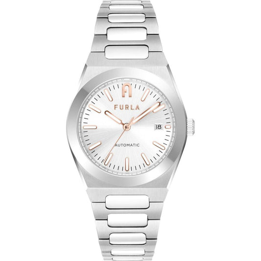 Gray Stainless Steel Dress Watch