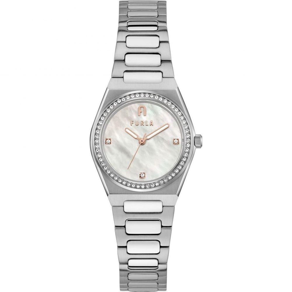 Gray Stainless Steel Dress Watch