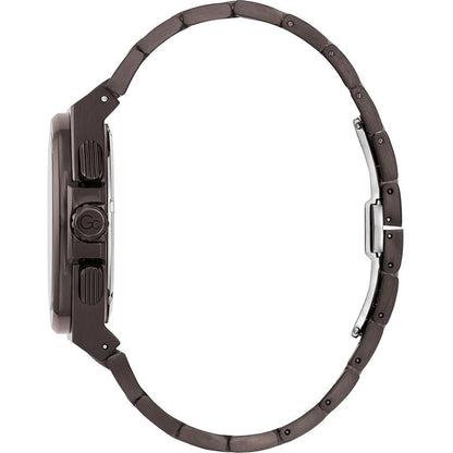 Gray Stainless Steel Dress Watch