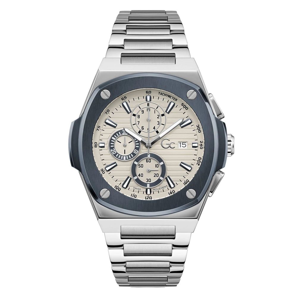 Gray Stainless Steel Dress Watch