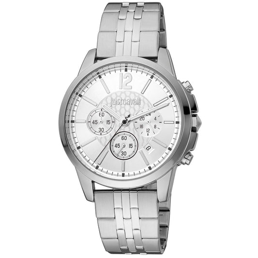 Gray Stainless Steel Bracelet Watch