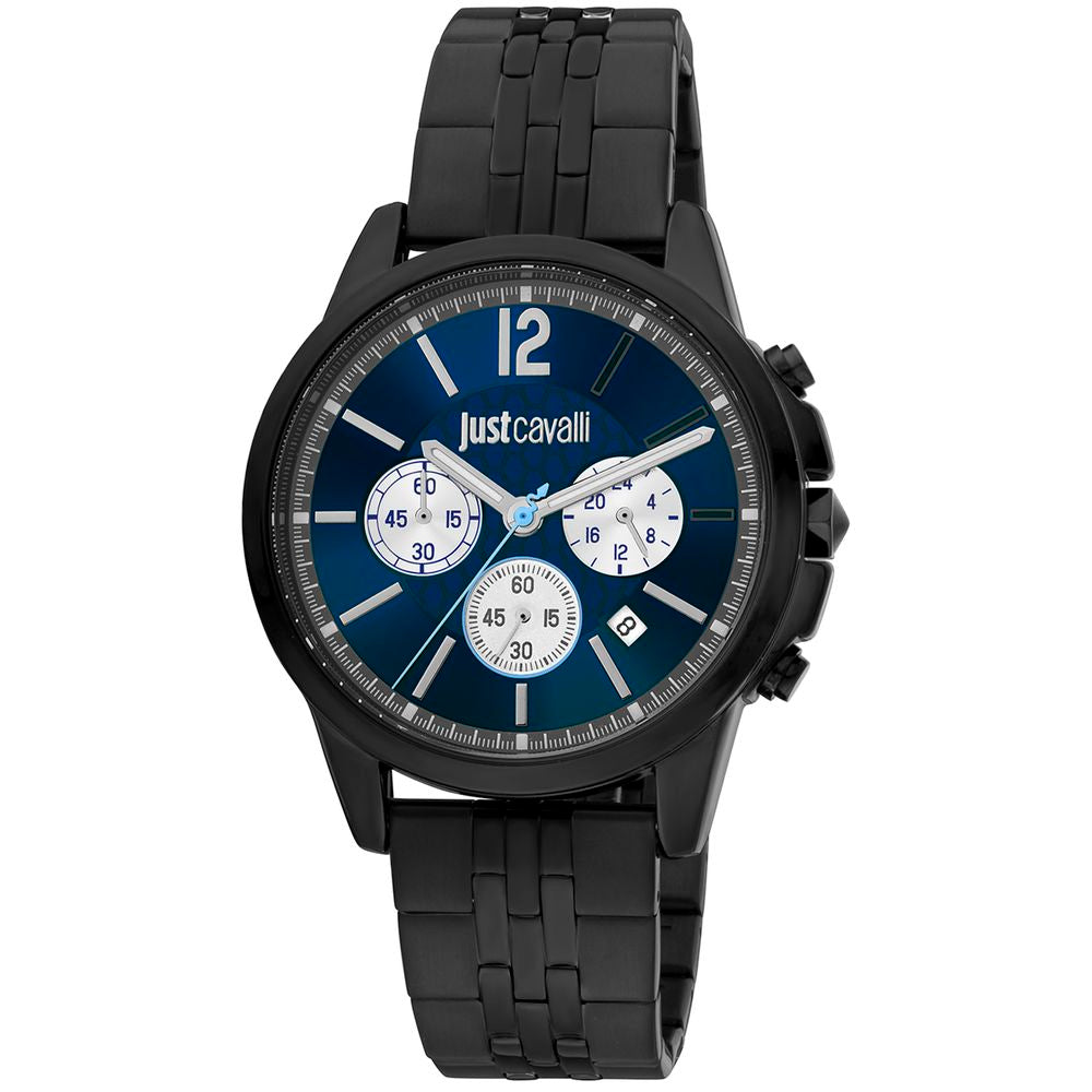 Black Stainless Steel Sport Watch