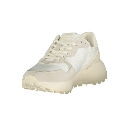 White Recycled Polyester Women Sneaker