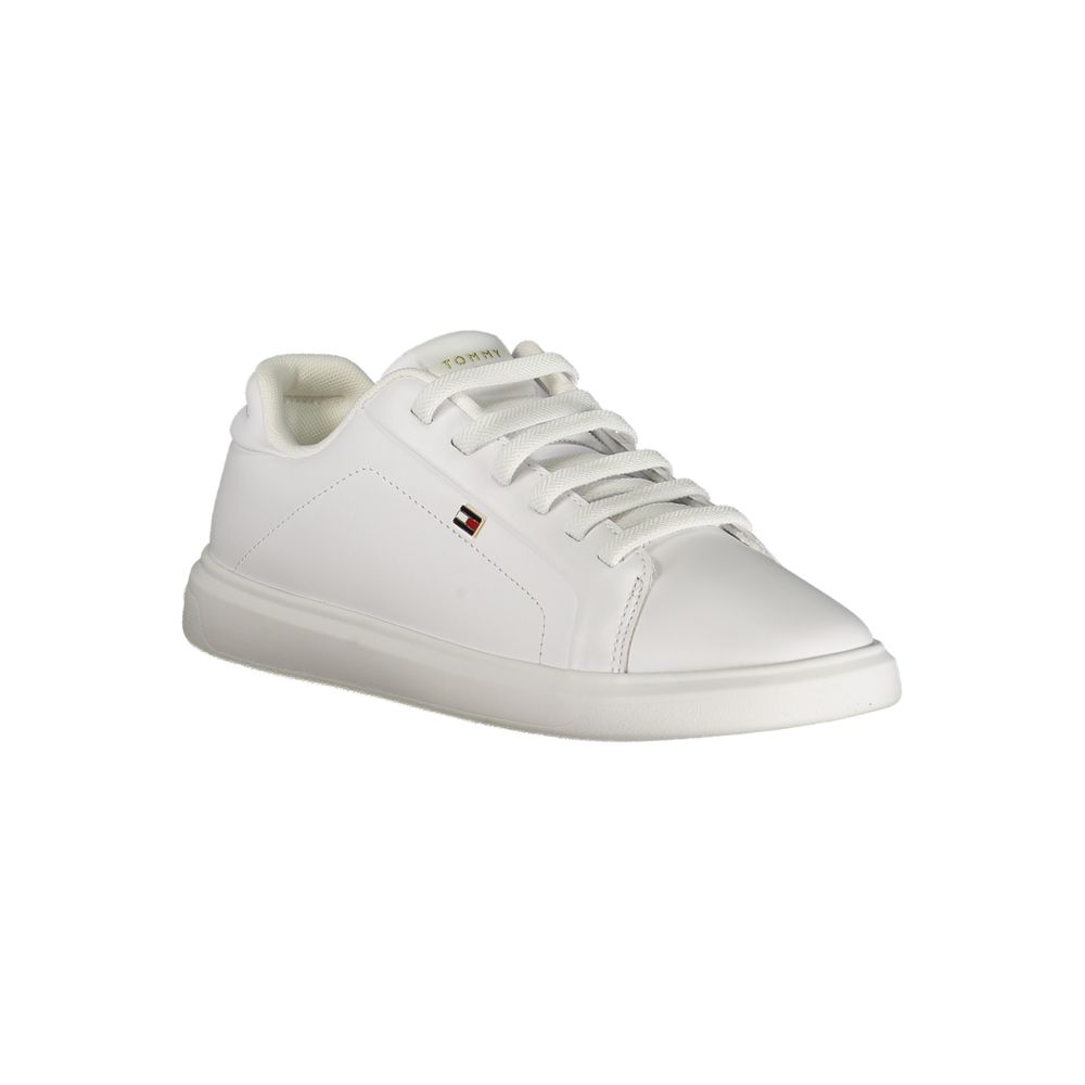 White Leather Women Sneaker