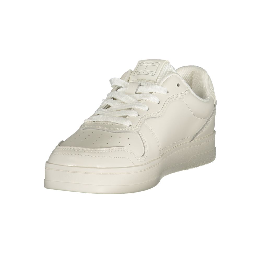 White Leather Women Sneaker