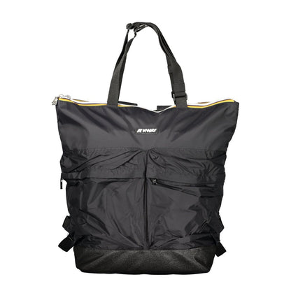 Black Polyamide Unisex Backpack