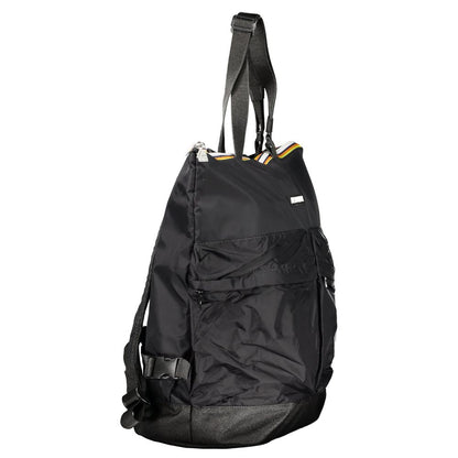 Black Polyamide Unisex Backpack