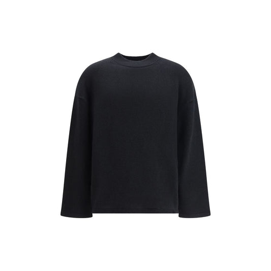 Black Wool Sweatshirt