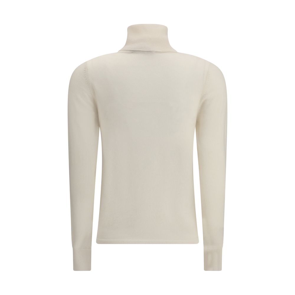 White Wool Turtleneck