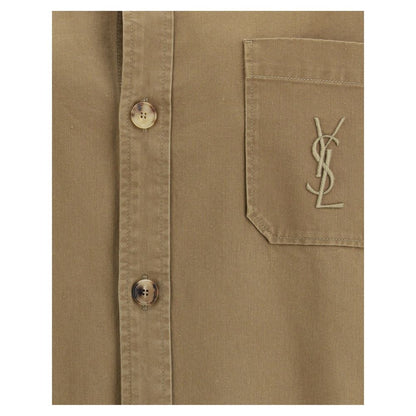 Green Cotton Denim Jacket