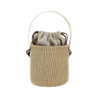 White Cotton Shoulder Bag