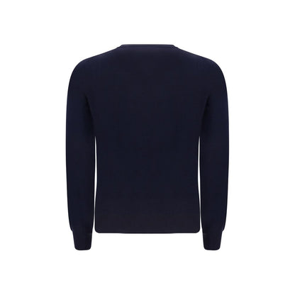 Blue Fleece Wool Sweatshirt