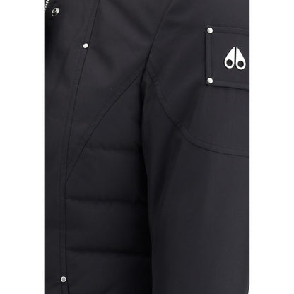 Black Recycled Polyester Parka