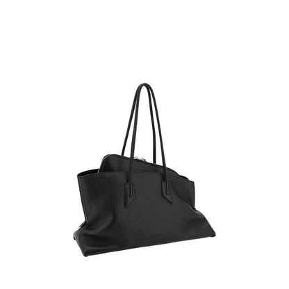 Black Calf Leather Bos Taurus Shoulder Bag